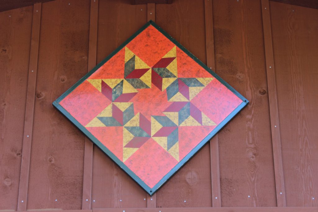 Enter Trail 1, the Stone County Quilt Trail—— sponsored by Wildflower